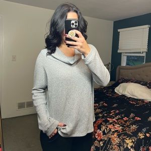 Gray Cowl neck sweater
